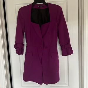 Blazer dress romper
